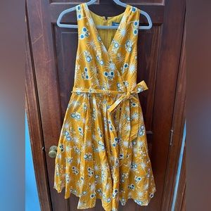 ModCloth Instant Energy Faux-wrap dress, size 8